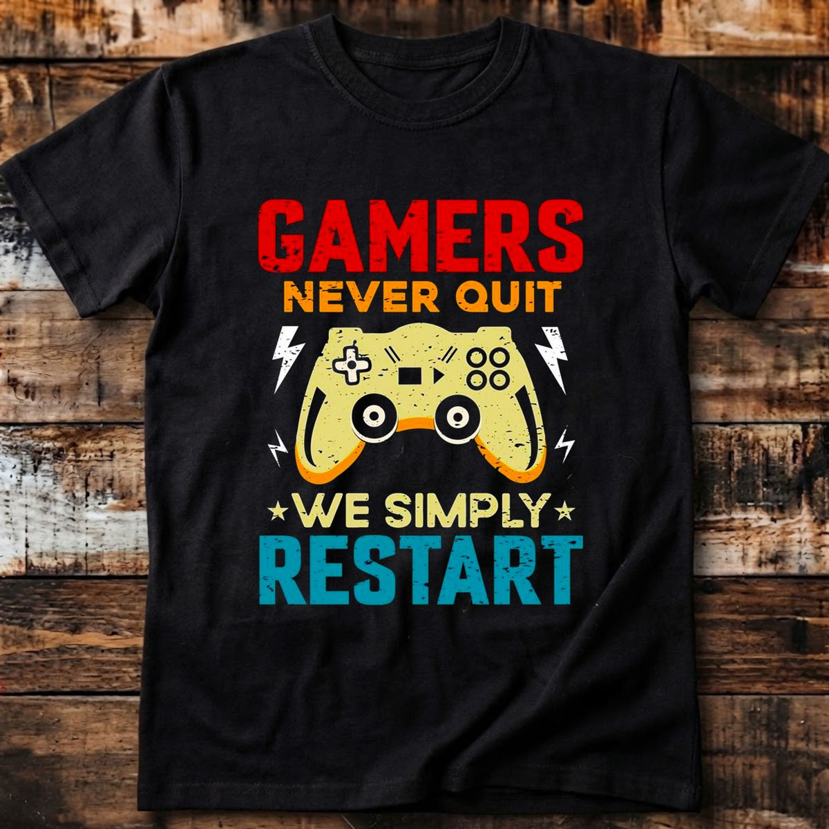 Gamers Never Quit T Shirt