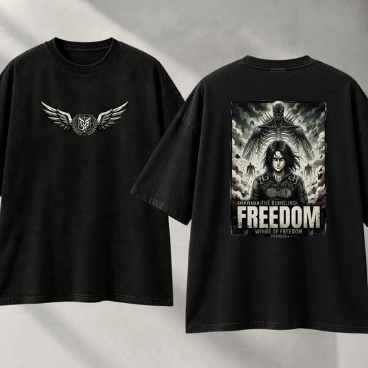 Attack On Titan Freedom Oversized T-Shirt