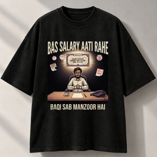 Bas Salary Ati Rahe Oversized T-Shirt