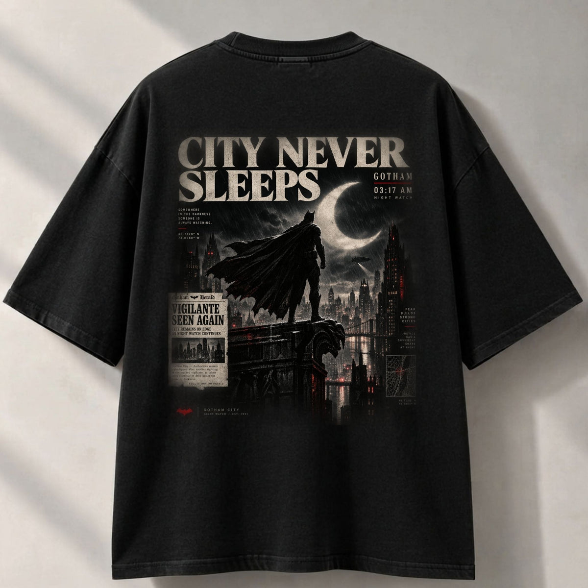 Batman City Oversized T-Shirt