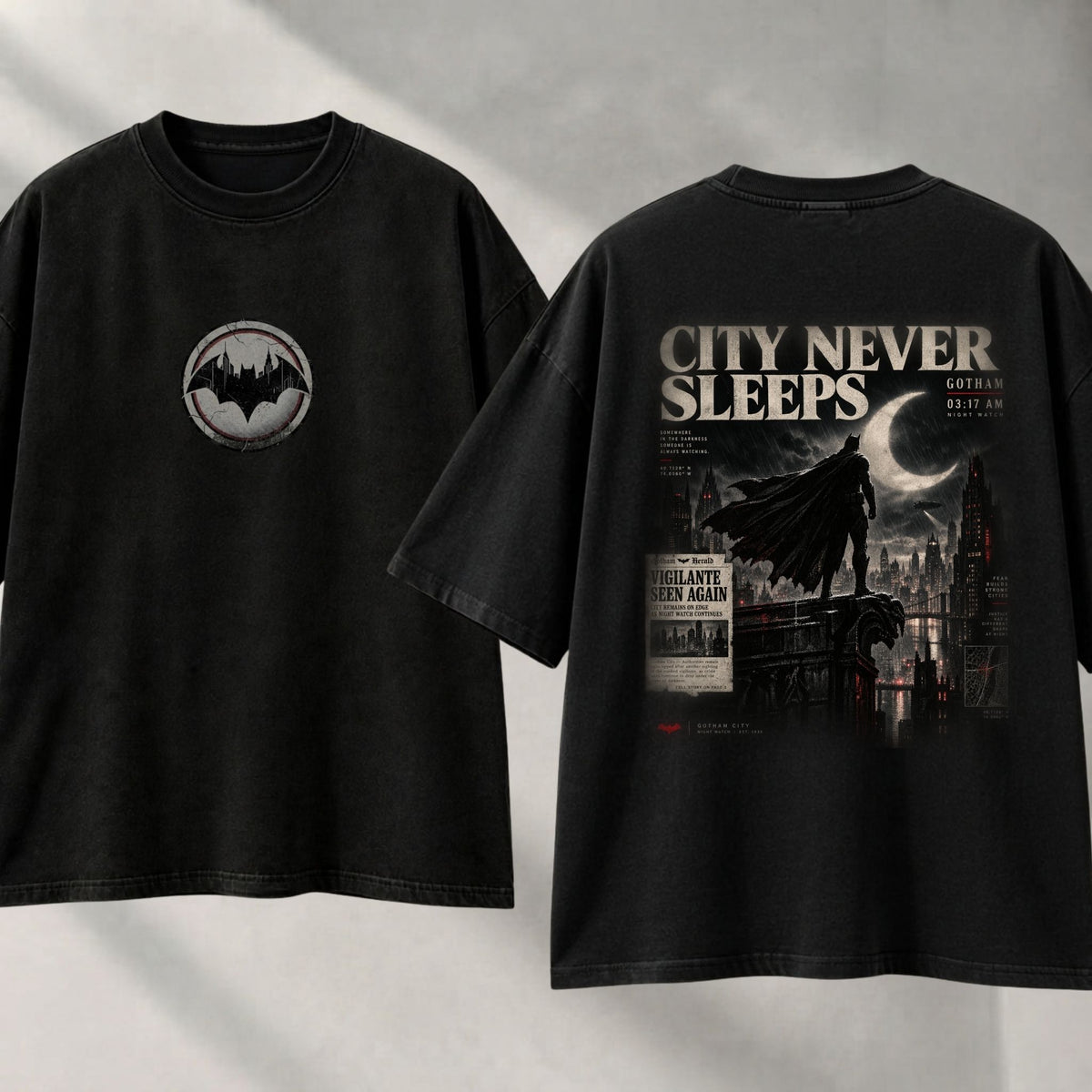 Batman City Oversized T-Shirt