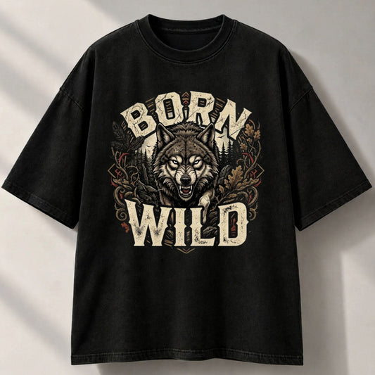 Born Wild Oversized T-Shirt