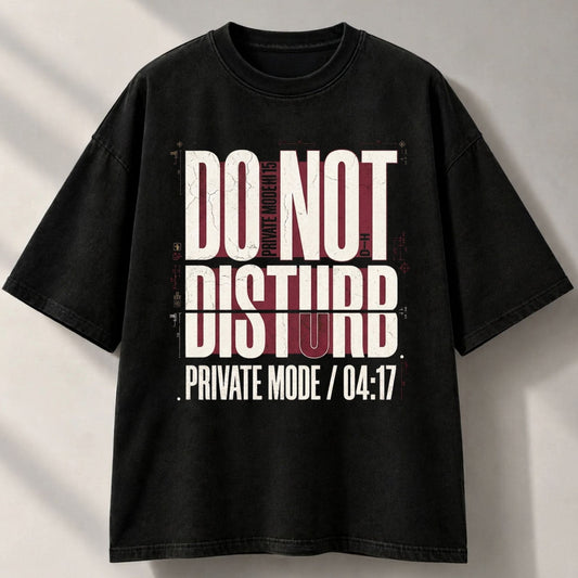 Do Not Disturb Oversized T-Shirt