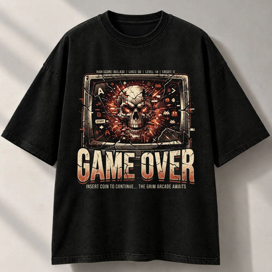 Game Over Oversized T-Shirt