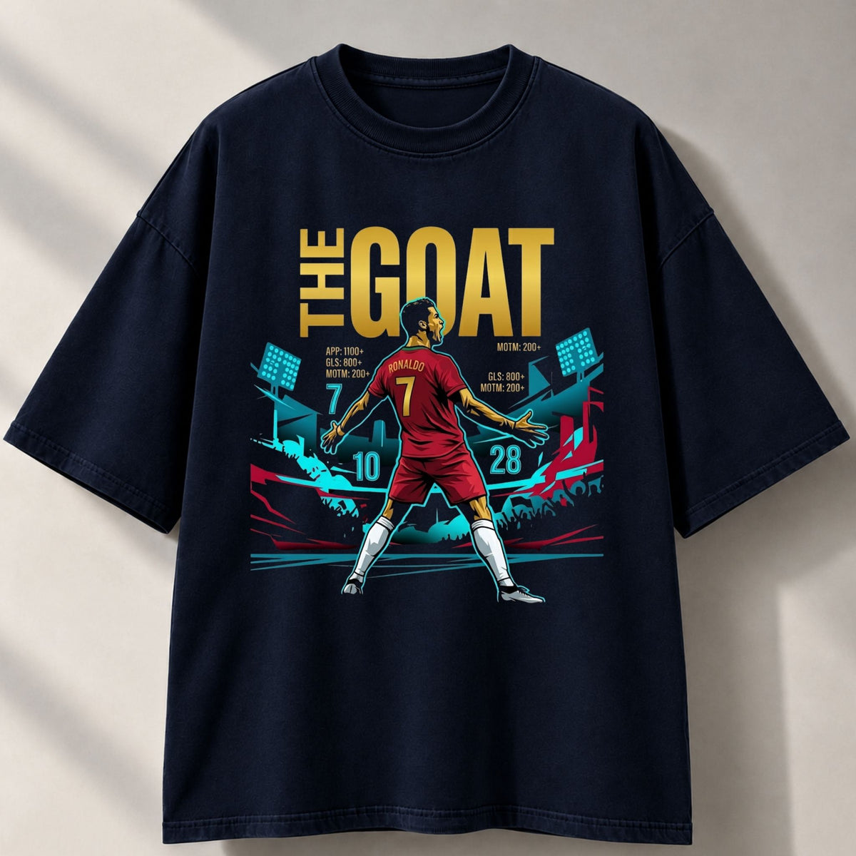 Goat Ronaldo Oversized T-Shirt