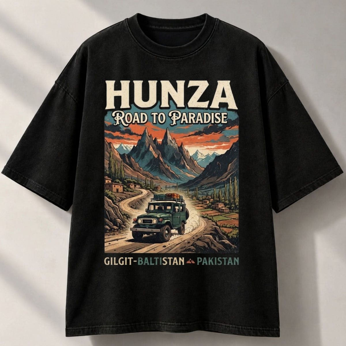 Hunza Paradise Oversized T-Shirt