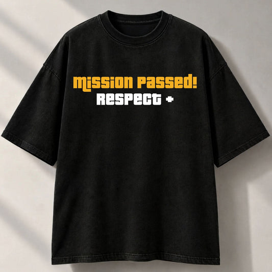 Mission Passed Oversized T-Shirt
