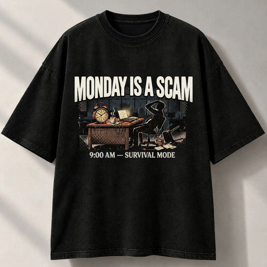Monday Scam Oversized T-Shirt