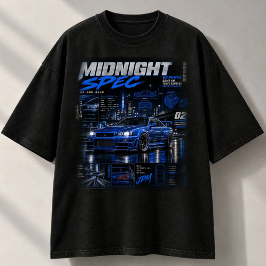 NISSAN SKYLINE R34 Oversized T-Shirt