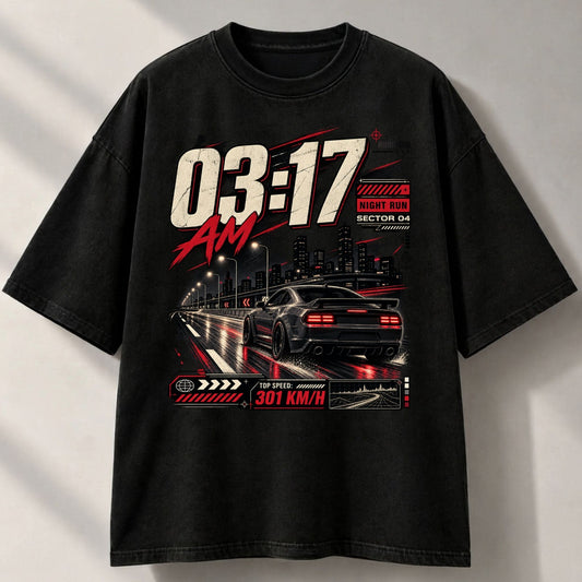 Night Run Oversized T-Shirt