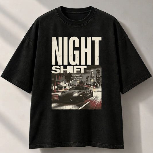 Night Shift Oversized T-Shirt