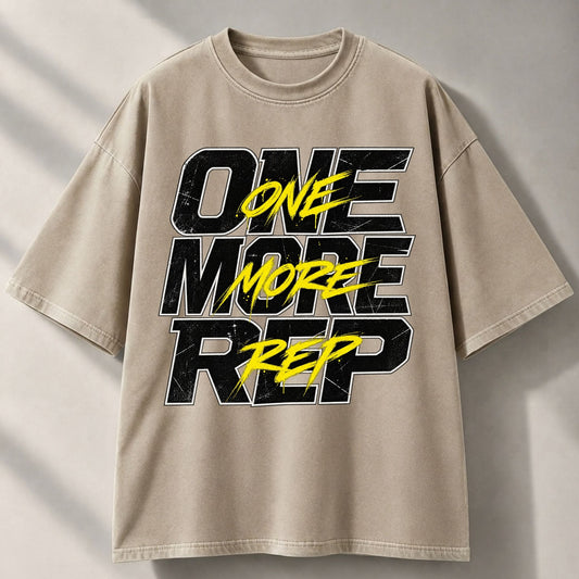 One More Rep Oversized T-Shirt