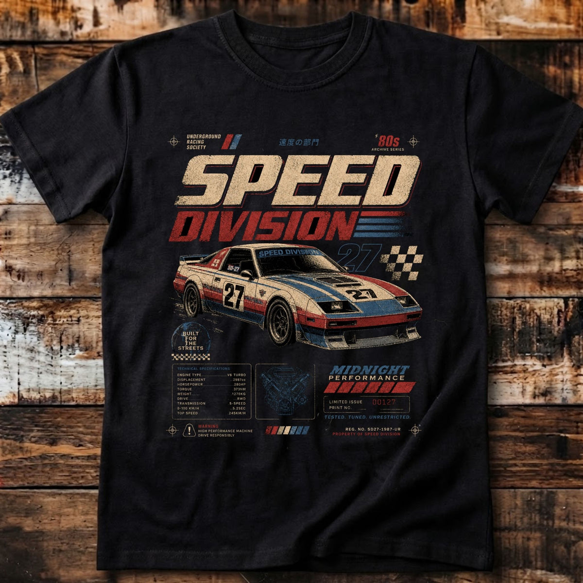 Retro Speed T Shirt