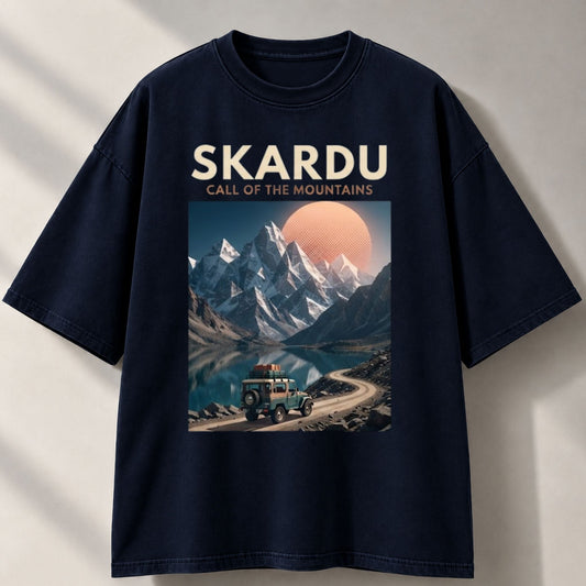 Skardu Mountains Oversized T-Shirt