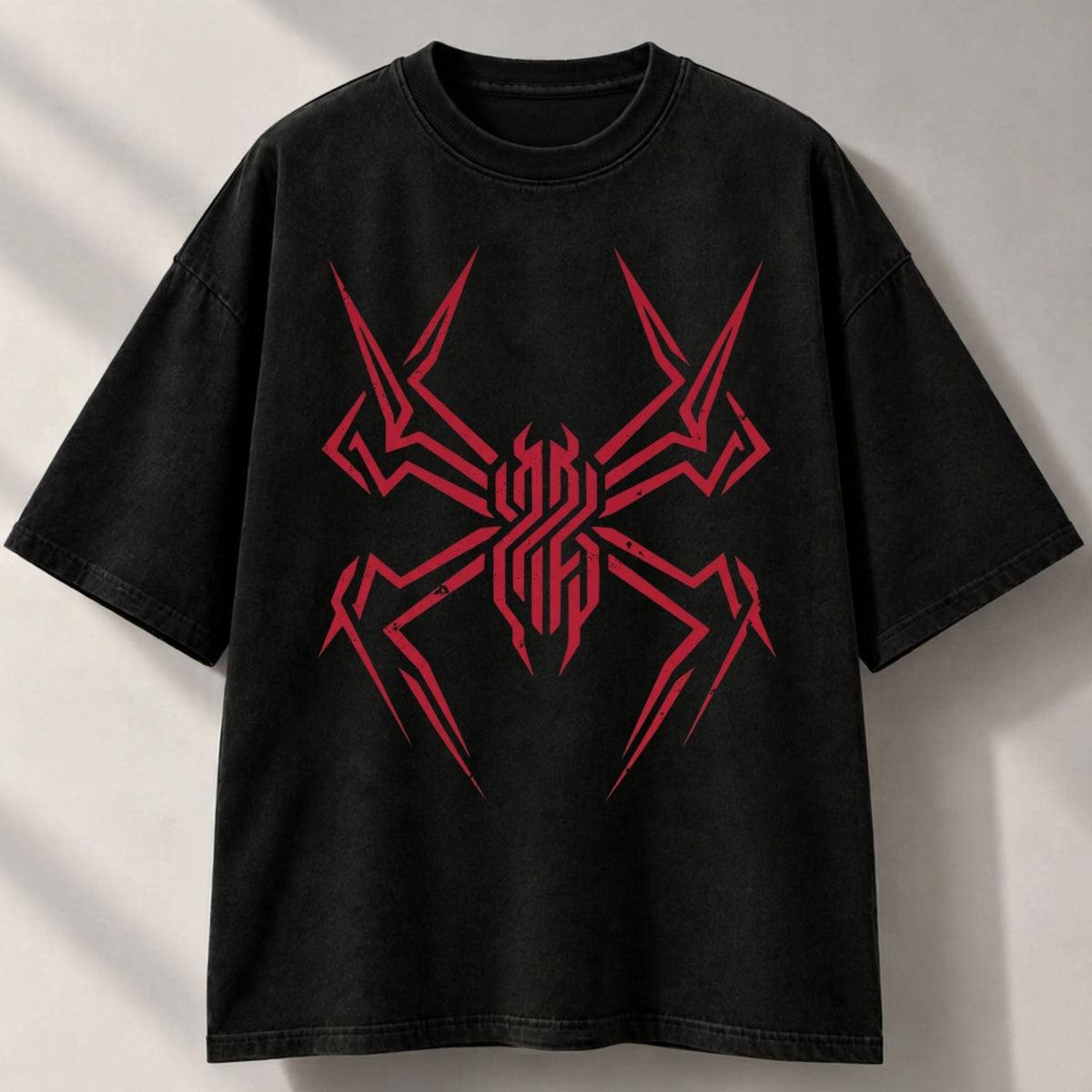 Spiderman Symbol Oversized T-Shirt