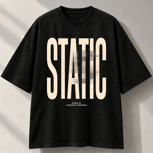 Static Oversized T-Shirt