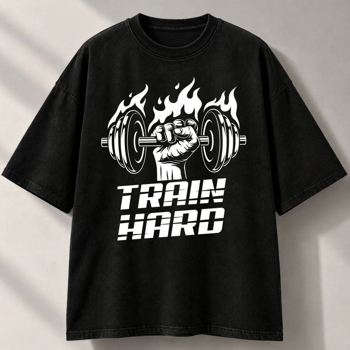 Train Hard Oversized T-Shirt