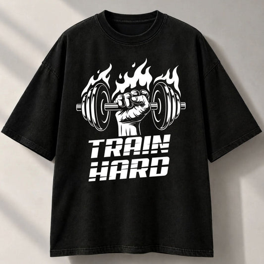Train Hard Oversized T-Shirt